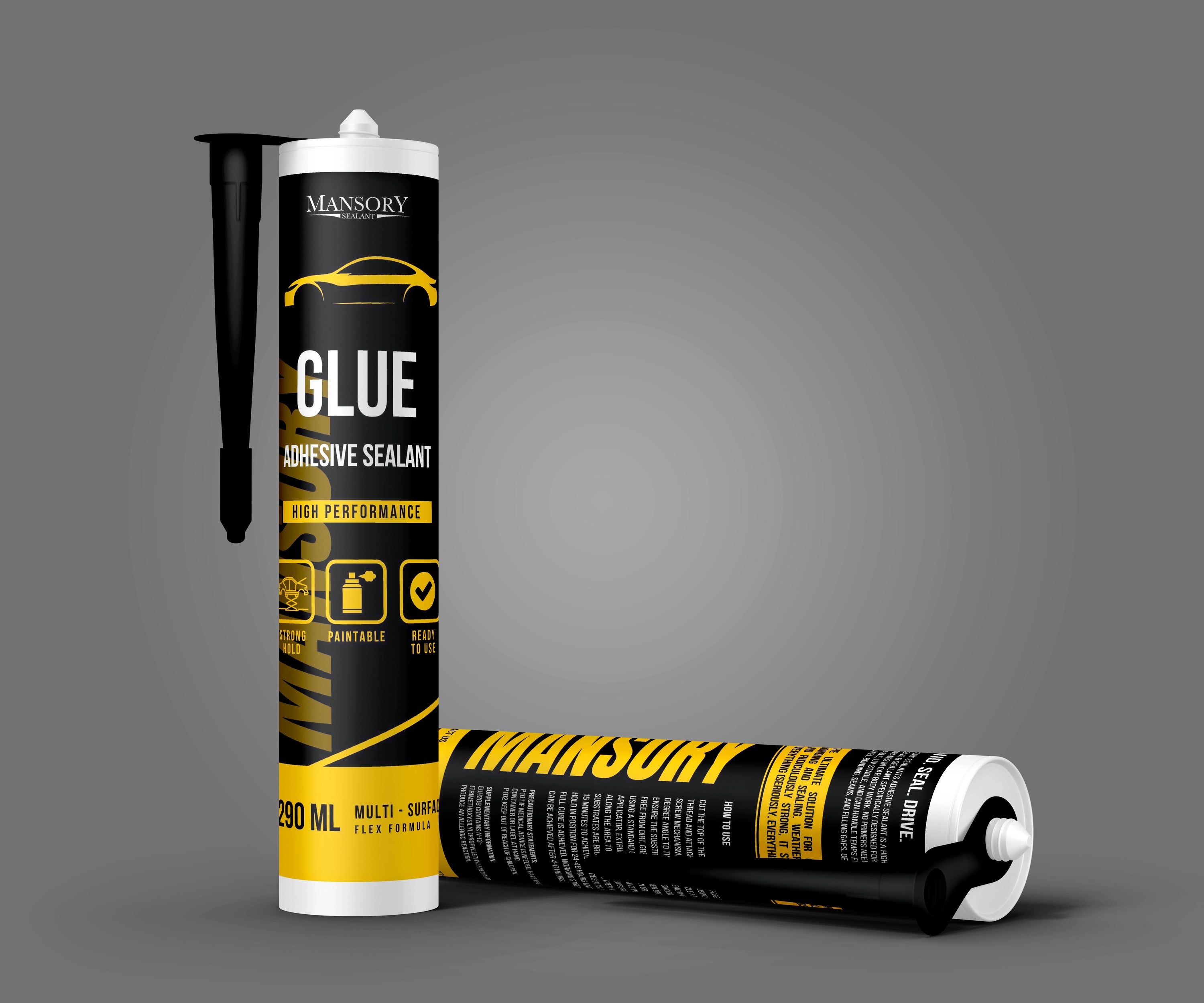 Mansory Glue MS Polymer Sealant  (Black Label)